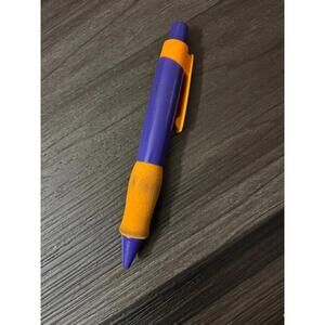BIC XXL Soft Foam Grip Pen Purple Orange Barrel Black Ink